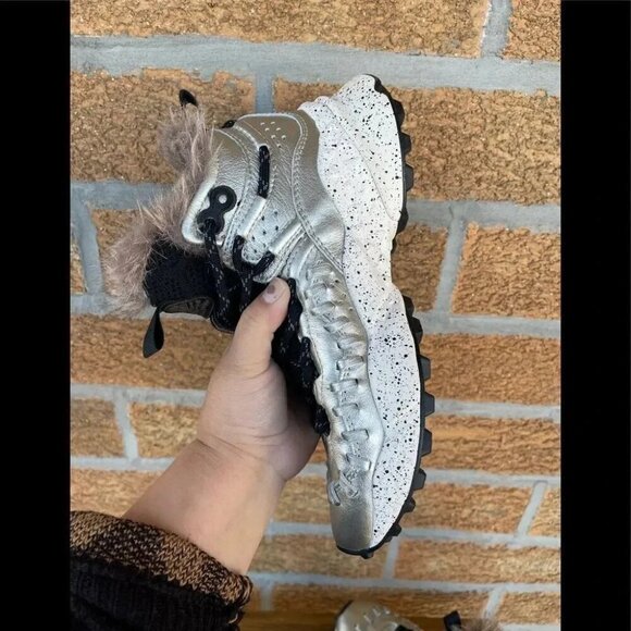 Flower Mountain SILVER MOHICAN SNEAKERS 7.5 - Picture 10 of 15